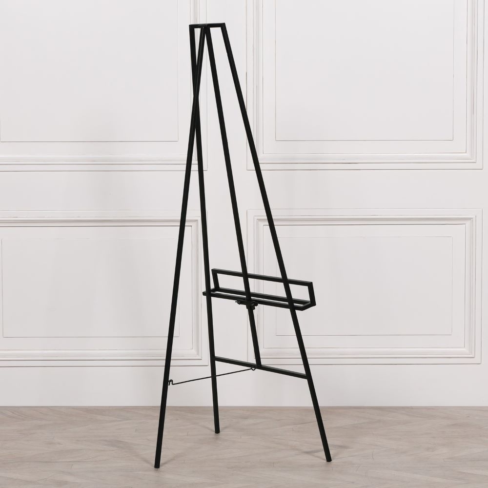 Product photograph of Contemporary Style Black Metal Easel from Choice Furniture Superstore.